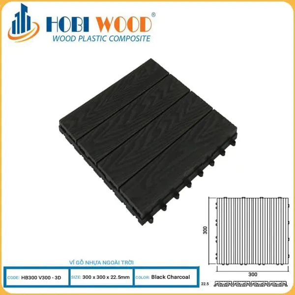 Vỉ Gỗ Nhựa Ngoài Trời Hobi Wood Tại Quận 4 TPHCM